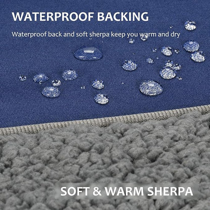 Tirrinia Large Waterproof Outdoor Blanket, Soft Warm Windproof Stadium Blanket - Image 2