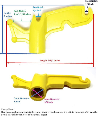 JSP Manufacturing Multi-Purpose Plastic Utility Hook Screw On Pole Attachment - Image 4