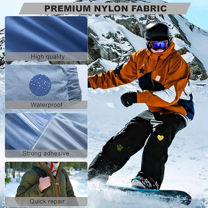OAZ 8 Pieces 7.87 x 5.9 inch Nylon Repair Patches Nylon Fabric Patch - Image 3