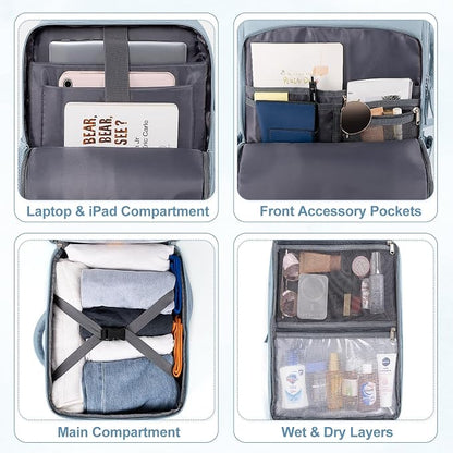 Sinaliy Travel Backpack, Carry on Flight Approved Backpack - Image 7