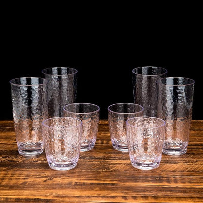 KOXIN-KARLU Hammered 26-ounce Plastic Tumbler Acrylic Glasses - Image 4