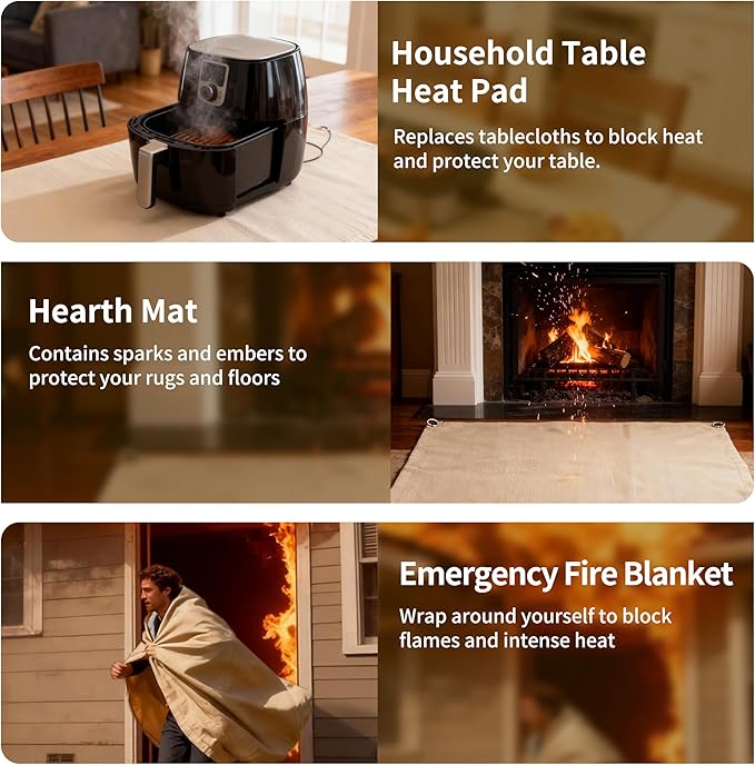 Fireproof Blanket, Made of Fiberglass - Image 4