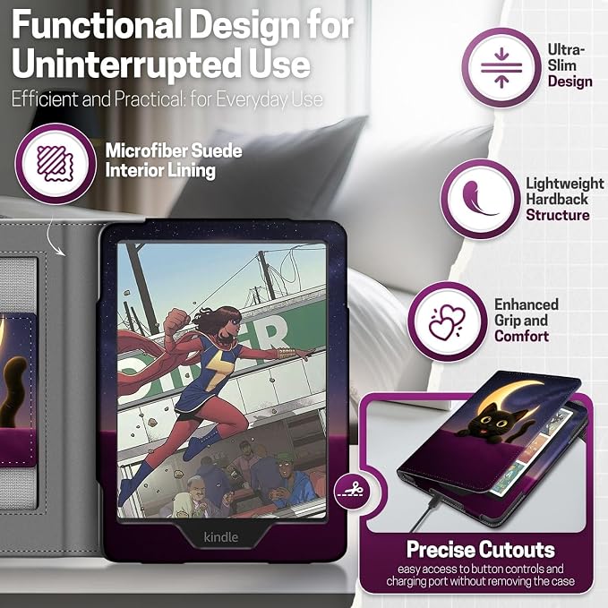 TNP Stand Case for Kindle Paperwhite 12th Generation 2024 / Kindle Colorsoft - Image 9