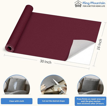 KING MOUNTAIN Canvas Repair Patch 16×30 Inch Self-Adhesive Waterproof Fabric - Image 4