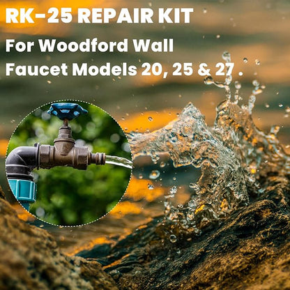 RK-25 Repair Kit for Woodford Model 20 25 27 Faucet Outdoor Wall Faucet Repair - Image 2