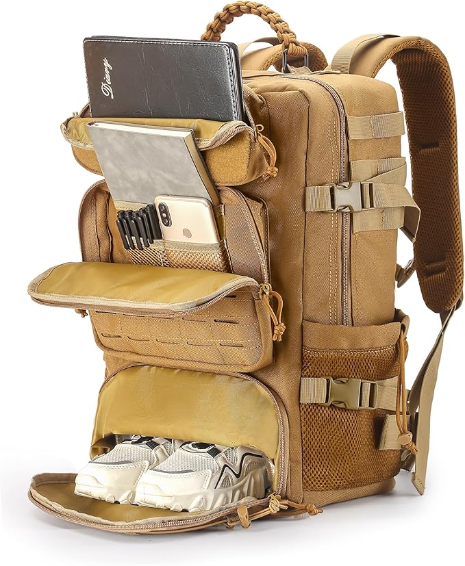 Tactical Backpack for Men, 35L Travel Military Backpack - Image 5