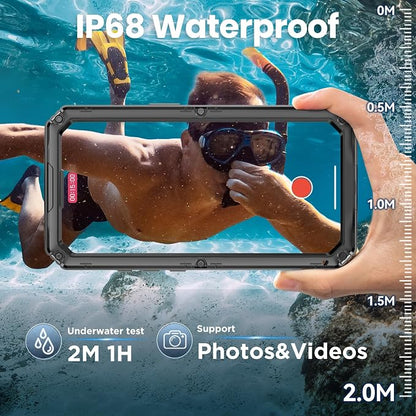 Mitywah for iPhone 17 Pro Max Waterproof Case, Military Metal Case - Image 3