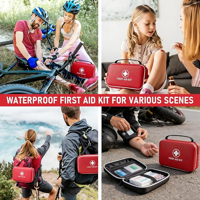 First Aid Kit - Smart Compartments Medical Kit, 2 Pack Large Capacity - Image 2
