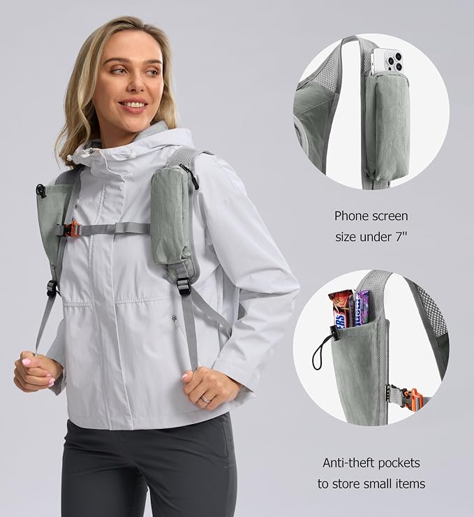Uselike 10L Small Hiking Backpack Travel Daypack Lightweight Packable Back Pack - Image 4