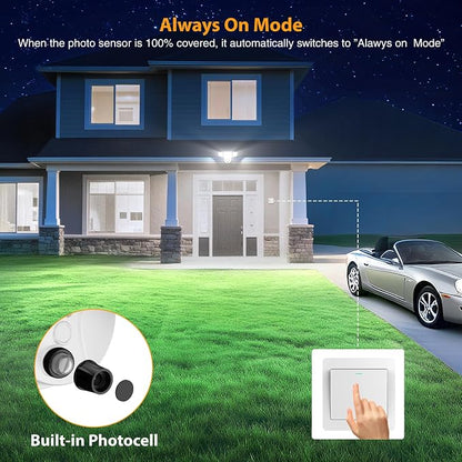 Onforu Dusk to Dawn Outdoor Lighting, 90W 10000LM Flood Lights Outdoor - Image 4