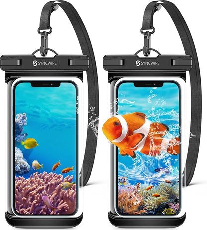 SYNCWIRE [2-Pack Waterproof Case IPX8 Universal Waterproof Phone Pouch Dry Bag - Image 9
