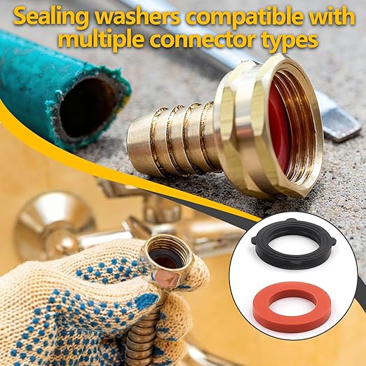 160 Pieces Hose Bib Washer & Faucet Washers Assorted Kit - Image 6