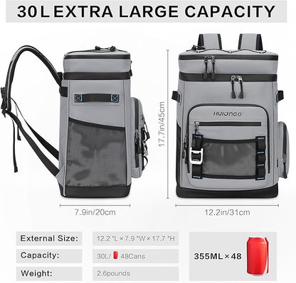 Hulongo Large Waterproof Insulated Cooler Backpack - Image 2