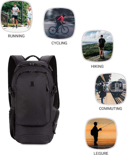 SwissGear 3598 Backpack, Narrow Daypack, Dark Grey - Image 7