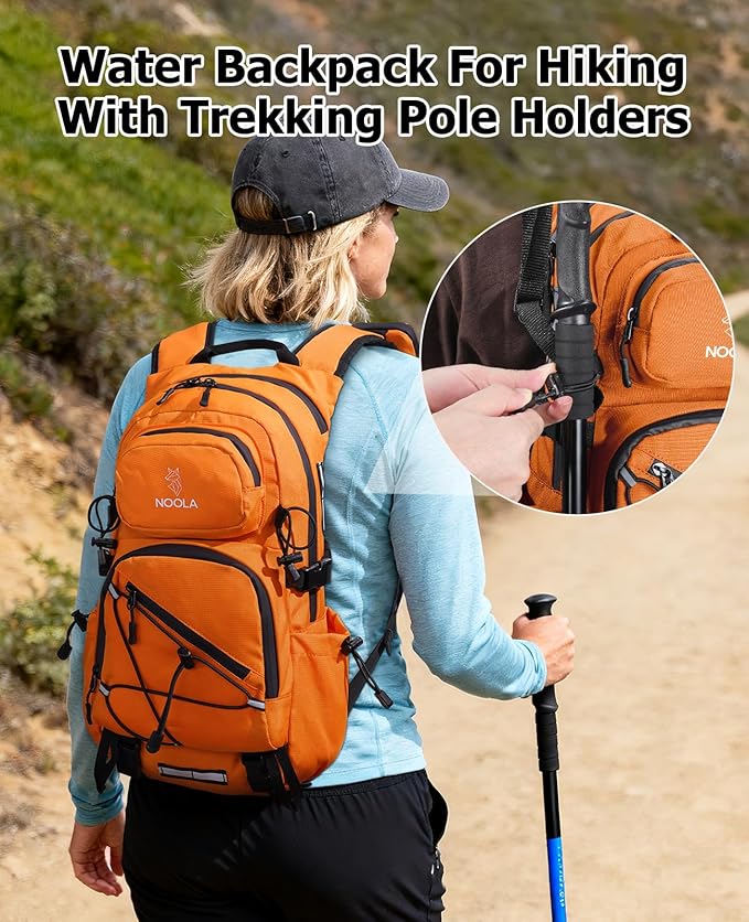 NOOLA Hydration Backpack with 3L Water Bladder, 22L / 25L Water Backpack - Image 5