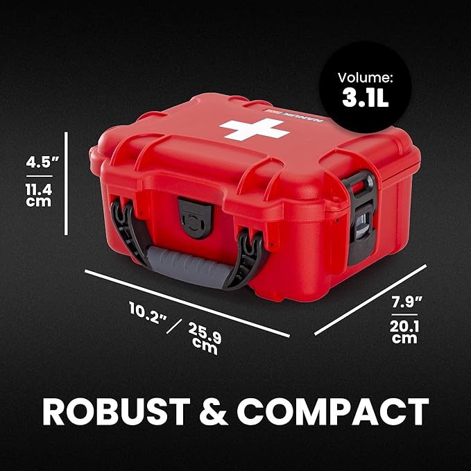 NANUK 904 Waterproof First Aid Kit 110pcs – Durable, Pre-Stocked First Aid - Image 6