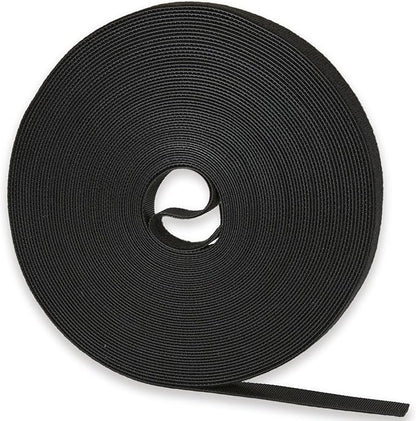 50 ft x 1/2 inch Hook and Loop Roll, Reusable Fastening Cable Ties, Office and by NBTORCH