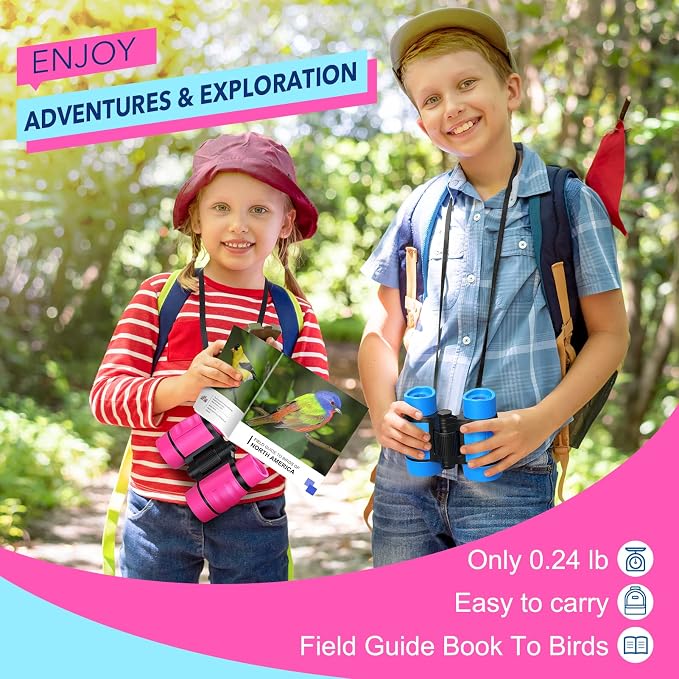 Toys for 3-7 Year Old Girls: LET'S GO! Binoculars for Kids Bird - Image 2