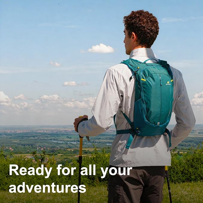 N NEVO RHINO Small Hiking & Trekking Backpack, 10L Lightweight Travel Backpack - Image 7