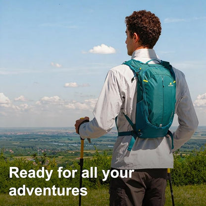 N NEVO RHINO Small Hiking & Trekking Backpack, 10L Lightweight Travel Backpack - Image 7