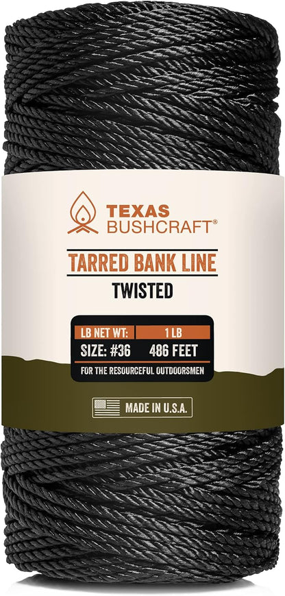 Texas Bushcraft Tarred Bank Line Twine by TexasBushcraft