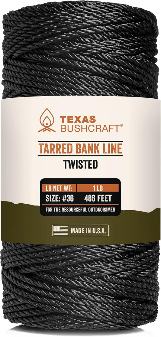 Texas Bushcraft Tarred Bank Line Twine by TexasBushcraft