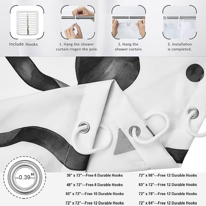 Black Bow Shower Curtain - Image 6