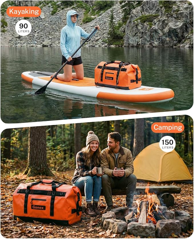 Gonex Waterproof Duffel Bag, 90L Heavy Duty Dry Duffle Bag - Image 7
