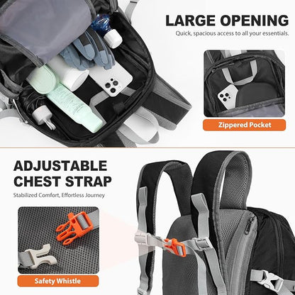 20L Hiking Backpack Lightweight Packable Hiking Daypack, Foldable Small Travel - Image 3