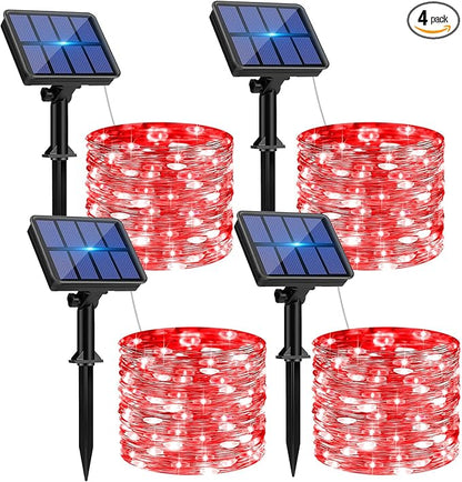 btfarm 4 Pack Solar String Lights Outdoor by btfarmdecorativelighting