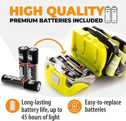 Foxelli LED Headlamp Flashlight - Image 5