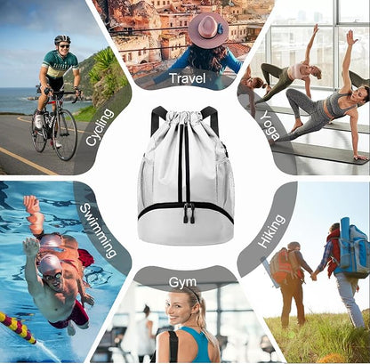 Hoedia Sports Drawstring Backpack - Image 9