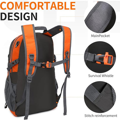 40L Hiking Backpack Lightweight Daypack Waterproof Travel Camping Backpack - Image 4