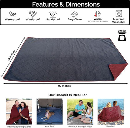 BRAWNTIDE Large Outdoor Waterproof Blanket - Image 2