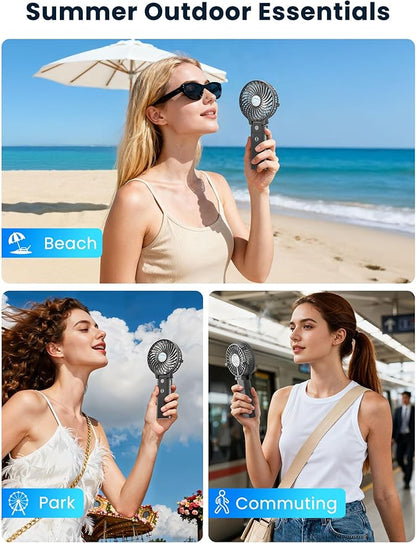 HandFan 5200mAh Portable Handheld Fan, Personal Hand Held Fan USB Rechargeable - Image 5