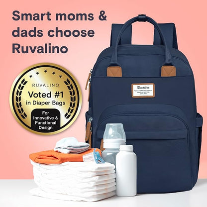 RUVALINO Diaper Bag Backpack-Multifunction Baby Travel Bag - Image 6