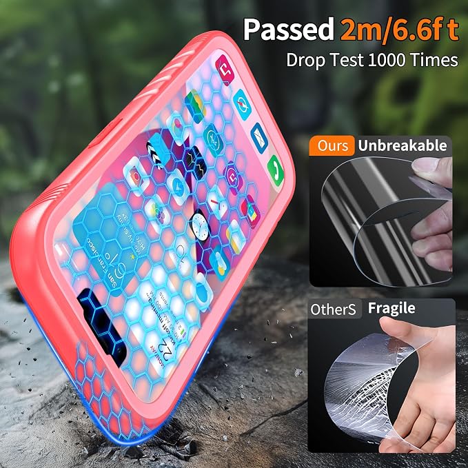 Cozycase for iPhone 15 Pro Waterproof Shockproof Dustproof Case - Image 4