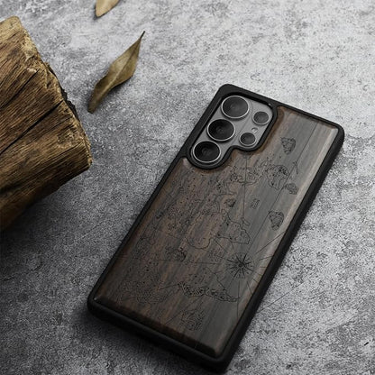 Carveit Magnetic Wooden Case for Samsung Galaxy S26 Ultra Case 2026, TPU - Image 3