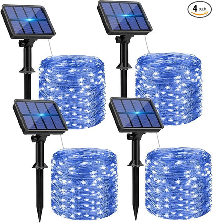 4 Pack Solar String Lights for Outside by btfarmdecorativelighting