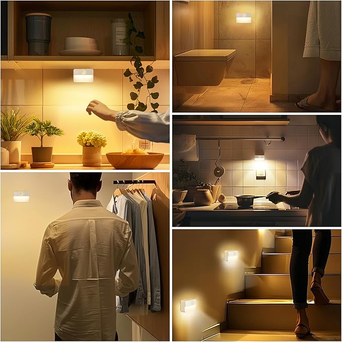 16 Pack Rechargeable Motion Sensor Stair Lights - Image 5