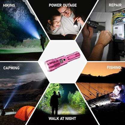 Flashlights High Lumens Rechargeable, 000LM LED Super Bright Flash Light - Image 8