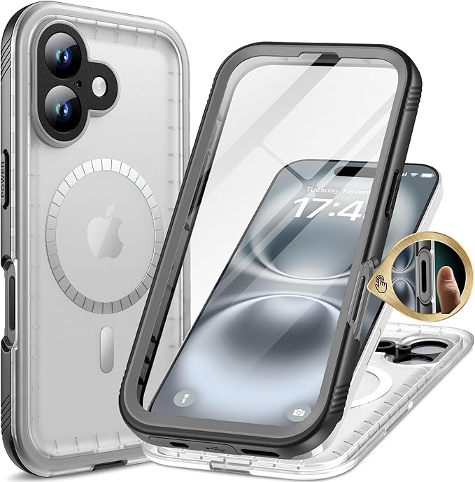 Cozycase for iPhone 16 Waterproof Shockproof Dustproof Case by Cozycase