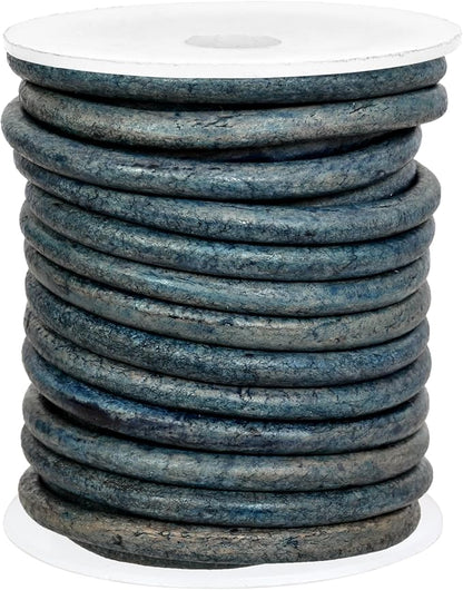 GENIQUE Real/Genuine Round Leather String Cord - Image 2