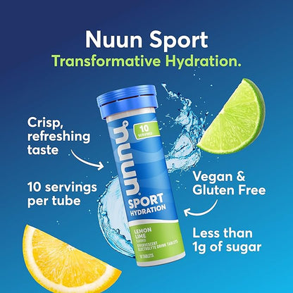 Nuun, Electrolyte Drink Tabs Lemon Lime, 1.9 Ounce - Image 2