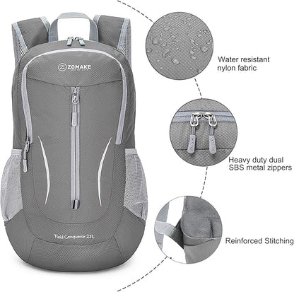 ZOMAKE Ultra Lightweight Packable Backpack 25L, Foldable Hiking Backpacks Water - Image 5