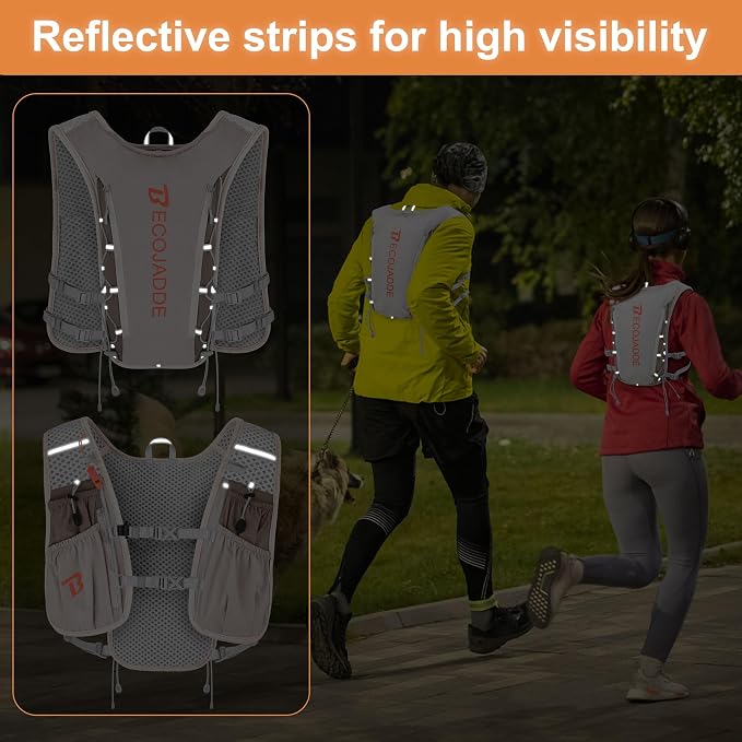 BECOJADDE Running Vest Hydration Backpack - Image 5