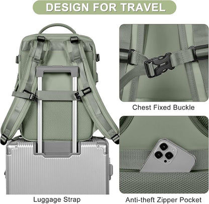 coofay Travel Backpack For Women Men Airline Approved Carry On Backpack Flight - Image 8