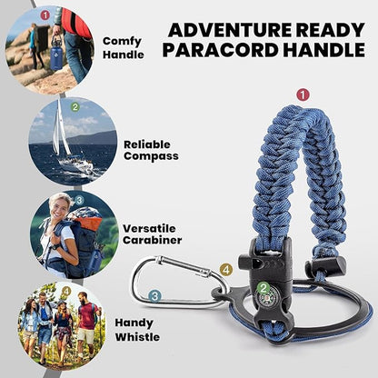 RAYMYLO Insulated Water Bottle 64 oz, Triple Wall Vacuum Stainless Steel - Image 4