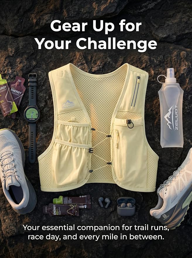 Zelvot Running Vest for Women Men, USA Original Patent, Adjustable Chest Straps - Image 6