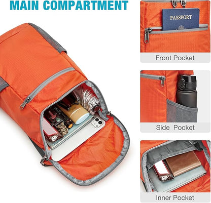 G4Free Lightweight Packable Hiking Backpack - Image 5